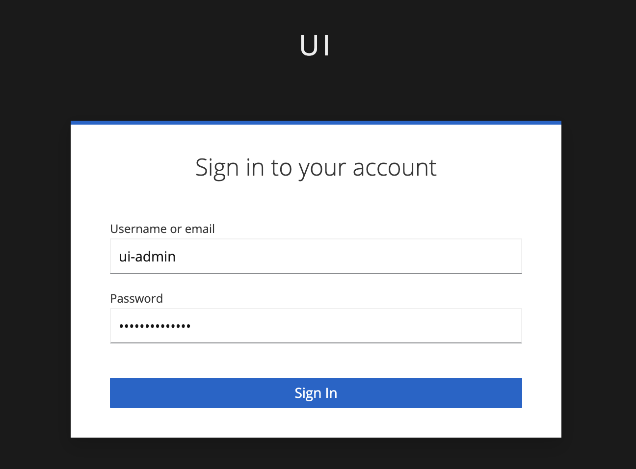 Login Page